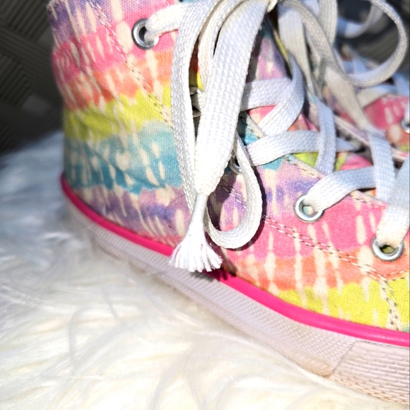 High top tie dye sneakers - Picture 9 of 10